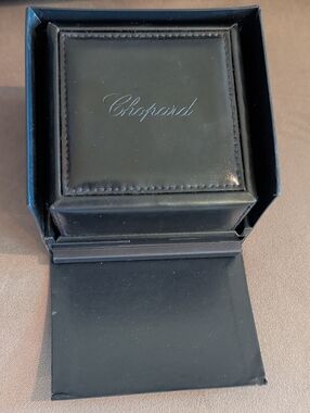 Chopard Black Leather Jewlery Presentation Box Authentic